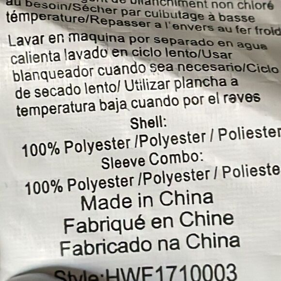 H by Halston Navy V-neck Short Sleeve Blouse - Picture 4 of 7